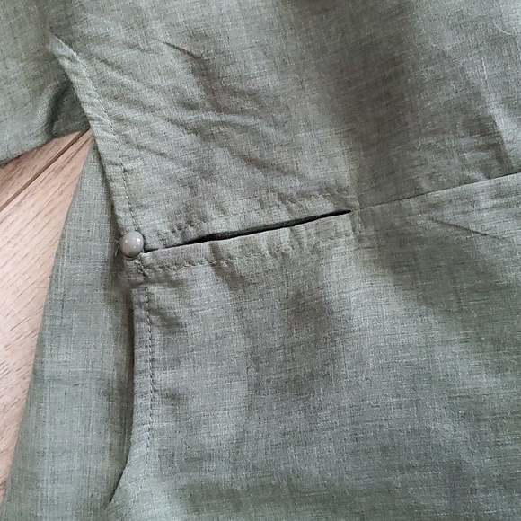 **Boho Green Bubble Maxi Dress - Picture 4 of 11